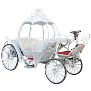 Carruaje Eléctrico de Calabaza con Color Personalizado y Freno Hidráulico - Vehículo de Lujo para Fotografía de Bodas y Recorridos en Sitios Turísticos - Product Image 4