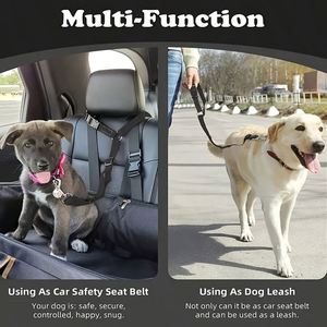Arnés de Seguridad Ajustable de Nailon para Perros y Gatos, Cinturones de Seguridad para Vehículos con Soporte para el Cuello, Accesorios para Mascotas, Envío Rápido - Product Image 4