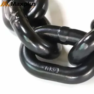 High Strength Qingdao Lifting Mining Round Link Chain For Mine Monorail Hoist 26mm