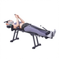 Appareil d'étirement électrique inclinable pour entraînement des jambes, banc orthopédique de décompression cervicale et lombaire, lit de relaxation par traction