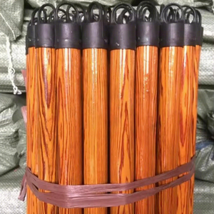 Juego de escoba y recogedor ergonómico portátil de eucalipto con mango largo, hecho a mano en Vietnam, para el hogar - Product Image 4