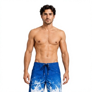 Shorts de bain pour hommes à succès – Vente en gros OEM, impression personnalisée, séchage rapide, légers et respirants pour la plage et le surf - Product Image 1