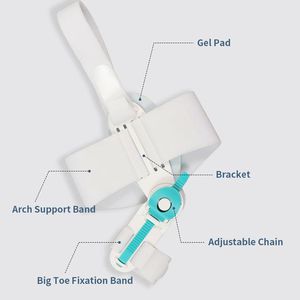 Férula ajustable para el dedo gordo del pie, producto de hueso, Hallux Valgus para juanetes, juanete, corrección doble - Product Image 5