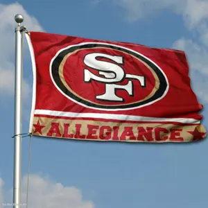 Fast Shipping Sport San Francisco 49ers 3x5 FT Banner Flag With Two Grommets