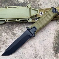 Couteau à lame fixe multifonctionnel de haute qualité PN-6040 en acier 3Cr13, couteau tactique de chasse pour la survie, le camping et l'autodéfense