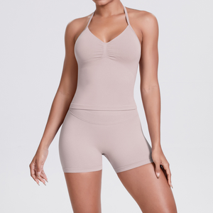 Спортивный бюстгальтер и шорты с высокой талией - Product Image 6