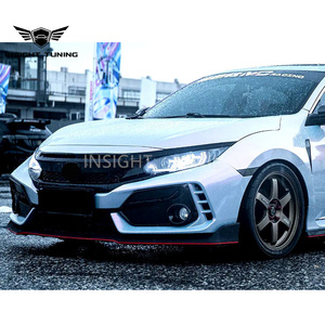 Kit Carrozzeria Widebody Design <span class=keywords><strong>Type</strong></span> <span class=keywords><strong>R</strong></span> Hot Selling con Paraurti e Minigonne Laterali per Honda Civic Sedan FC1 fino a FK8 (2016-2021) - Product Image 5