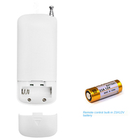 Interrupteur à télécommande sans fil, code d'apprentissage, 1 bouton, pile AAA, portée de 100 m, fonction de clonage pour appareils électroménagers intelligents