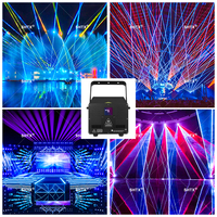 Lumière laser d'animation professionnelle SHTX 3W RGB pleine couleur avec contrôle DMX512, indice de protection IP33, pour mariage, KTV, ambiance de scène