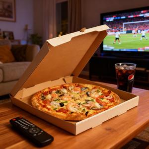 Boîtes à <span class=keywords><strong>pizza</strong></span> personnalisées de qualité supérieure, vente en gros, écologiques, en kraft, imprimées avec logo, thermiques, pour restaurant, <span class=keywords><strong>livraison</strong></span> de nourriture chaude de marque - Product Image 3