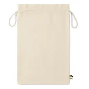 Sac cadeau en coton biologique Amber Large, merchandising durable - Product Image 3