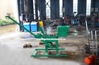 Mini brique d'argile faisant la machine QMR 2-40 pas cher manuel interlock brique de sol faisant la machine