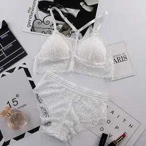 Z91251A Ladies underwear images beautiful design girl tube sexy fancy lace bra panty set