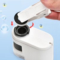Portable HD Microscope for Kids Educational Science Observation Machine Plastic Toy