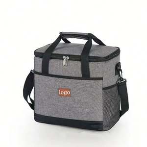 Custom Logo Travel Picnic Waterproof Insulated Thermal <b>Lunch</b> Cooler <b>Bag</b> for Adults <b>Lunch</b> <b>Box</b> With Adjustable Shoulder Strap - Product Image 5