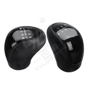 Xinyida Car Gear <b>Knob</b> Leather 5 Speed 6 Speed Manual <b>Shift</b> Cover For Mercedes Benz - Product Image 1