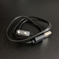 Câble de charge rapide USB universel magnétique à 2 broches Pogo Pin USB-C de 2,84 mm en cuivre pur pour montre connectée – Vente en gros