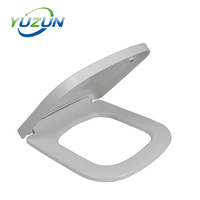 Abattant de toilettes rond à fermeture douce UF Yuzun MOD872, moderne et de luxe, pour salle de bain, installation et nettoyage faciles