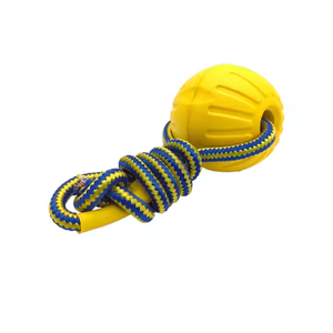 Tương Tác Bền Đàn Hồi EVA Nổi Quả Bóng Mềm Cao Su Con Chó Răng Mài Đồ Chơi Đóng Gói Hộp Dây Cho Vật Nuôi Làm Sạch Tắm - Product Image 2