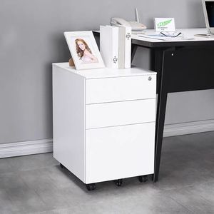 Modern Design Steel Mobile Storage Filing Cabinet Three <strong>Draw</strong> Under Desk Assembly Movable <strong>Unit</strong> for Bedroom - Product Image 5