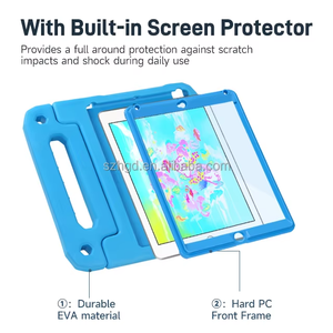 เคส HGD Kids EVA สำหรับ iPad 10.2 นิ้ว (รุ่นที่ 7/8/9) พร้อมฟิล์มกันรอยหน้าจอ - iPad Mini 4/5/6- Air 1/2 เคสสำหรับเด็ก - Product Image 3