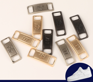 Prix d'usine <span class=keywords><strong>AF1</strong></span> Dubrae Lacet de chaussure avec étiquette métallique, lacet métallique avec fermoir pour baskets - Product Image 5
