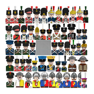 Blocs <span class=keywords><strong>de</strong></span> construction <span class=keywords><strong>de</strong></span> soldats militaires des guerres napoléoniennes, armes à feu, fusiliers français, britanniques, russes, armes, marine impériale, figurines, jouet pour enfant - Product Image 1