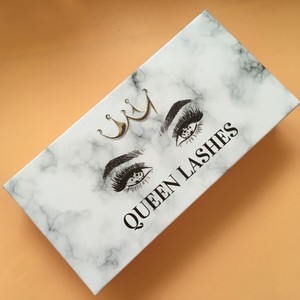Custom Marble Lashbox Case Mink Lash Box Lash Packaging Custom Logo Eyelashes Magnetic Rectangle Packaging
