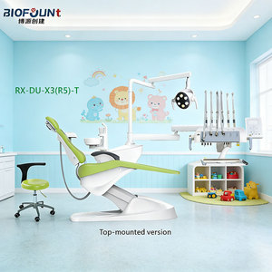 Fauteuil dentaire en acier haute performance RX-DU-X3(R5)-T, fauteuil de dentiste à montage supérieur, conception durable, système motorisé, pour configurations hospitalières - Product Image 1