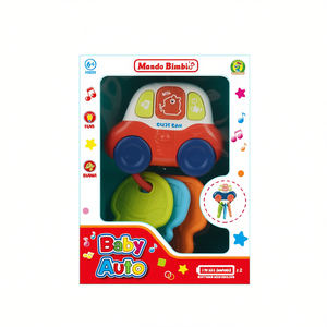 Mondo Bimbi Auto de juguete para bebés 17x13x5 cm con luces y sonidos para bebés de 6 meses en adelante - Product Image 1