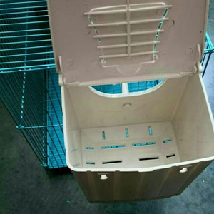 Gabbia per Uccelli <span class=keywords><strong>di</strong></span> Alta Qualità, Casetta per Uccelli Bianca, Scatola per Riposo e Riproduzione <span class=keywords><strong>di</strong></span> Pappagalli e Piccioni, Nido Durevole in Plastica per l'Allevamento <span class=keywords><strong>di</strong></span> Uccelli Domestici - Product Image 5