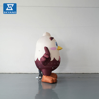 Modèle de poulet gonflable géant personnalisé pour la promotion en plein air et la décoration d'événements