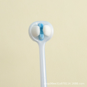 Pet Toothbrush Three Head Soft Bristle For Dog Breath Freshener Large Size - Product Image 1