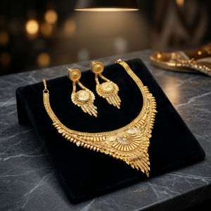 สร้อยคอชุบทอง14K 18K 24K เครื่องประดับแบบดั้งเดิมเครื่องประดับแฟชั่นเครื่องประดับทองเหลืองบรรจุทอง - Product Image 1