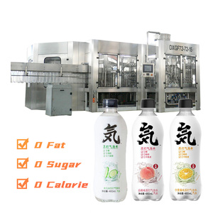 Automatico bottiglia di acqua di soda fare Imbottigliamento PET Pianta di Vetro in bottiglia bibite gassate macchina di rifornimento - Product Image 1