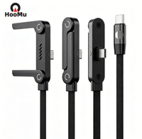 Câble de charge rapide Type-C 240W 5A avec gaine en nylon pour appareil photo IOS, support de téléphone, jeux, bureau, voyage, écouteurs, montres intelligentes