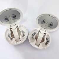 Cils magnétiques doux réutilisables avec pince à magnets, cils postiches naturels épais, extension de cils doux