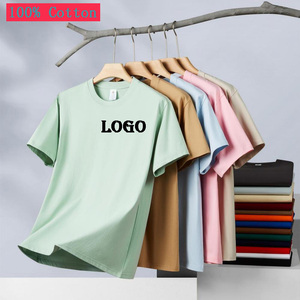 T-shirt en coton 100% de haute qualité, taille plus, impression numérique personnalisée, <span class=keywords><strong>logo</strong></span>, 260 g/m², t-shirt uni à col rond pour homme, t-shirt surdimensionné personnalisé - Product Image 1