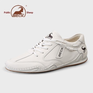 Gongyang Men's Casual Shoes 2026 New Style Winter Leather <b>White</b> Sneakers Rubber Outsole Non-slip Wear-resistant Low <b>Heel</b> - Product Image 3
