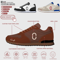 Chaussures de sport rétro personnalisées en daim grande taille pour hommes et femmes, baskets décontractées de course à pied avec logo sur mesure