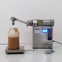 Machines de remplissage liquides à haute viscosité de bouteille de confiture de peinture de pâte de pot d'onguent de crème cosmétique de sauce