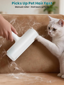 Rouleau Brosse Nettoyant Réutilisable Personnalisé pour Poils d'Animaux (Chats, Chiens) et Tapis – Éliminateur de Peluches et Poils de Chat - Product Image 3
