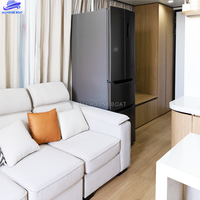 Villa flottante de luxe, yacht modulaire préfabriqué en aluminium, maison flottante avec moteur 90 CV pour complexe familial, tourisme, pêche, vacances et vie aquatique