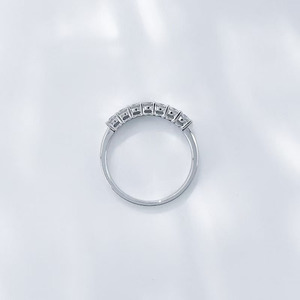 <span class=keywords><strong>Anillo</strong></span> de Diamantes Cultivados en Laboratorio con Diseño Artístico de Flor de Hielo Fluido, Plata de Ley PT950, <span class=keywords><strong>Anillo</strong></span> de Compromiso para Mujer, Joyería Fina para Boda, Alianzas Nupciales - Product Image 2