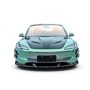 ชุดแต่งรอบคัน Tesla Model 3 2024+ คาร์บอนไฟเบอร์ ประกอบด้วยลิ้นหน้า สเกิร์ตข้าง ดิฟฟิวเซอร์หลัง สปอยเลอร์ปีกหลัง คานาร์ด สไตล์ C สำหรับกันชน - Product Image 1