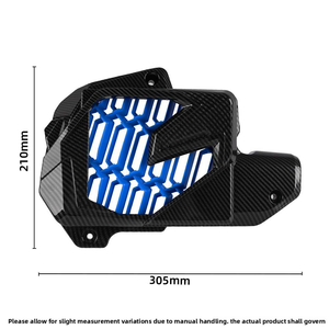 Cubierta Protectora de Radiador con Diseño de Fibra de Carbono para Motocicletas ADV160 y PCX160 - Product Image 6