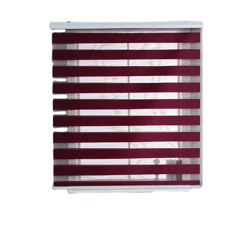 Customized size roller curtain double zebra blinds roller fabric shades blinds