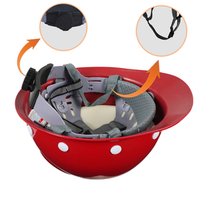 하이 엔드 유리 섬유 페인트 V 모양의 안전 헬멧 머리 보호 건설 현장 작업 lmpact 저항 옻칠 하드 모자 - Product Image 4