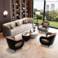 Canapés de bureau de luxe abordables, canapés en tissu pour les halls d'hôtels et les salons de bureaux de vente