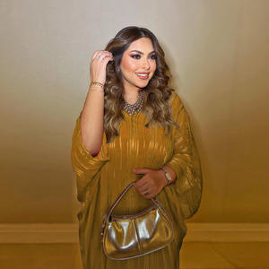 ชุดเดรสมุสลิมสำหรับผู้หญิงชุดเดรสผ้าซาตินแบบสุภาพเรียบร้อยจากตุรกี - Product Image 4